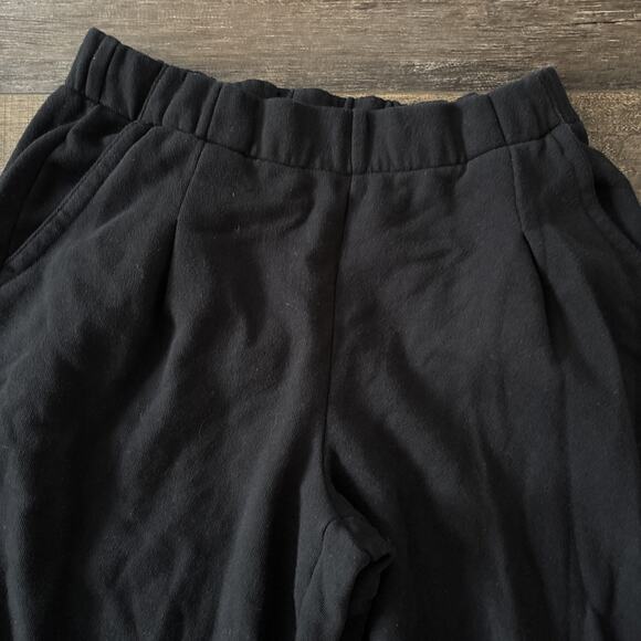 Aerie Trouser Sweatpants Black Medium Short - Picture 3 of 5